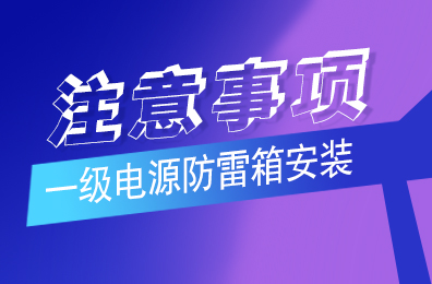 乐动在线登录官网防雷解析一级电源防雷箱安装注意事项